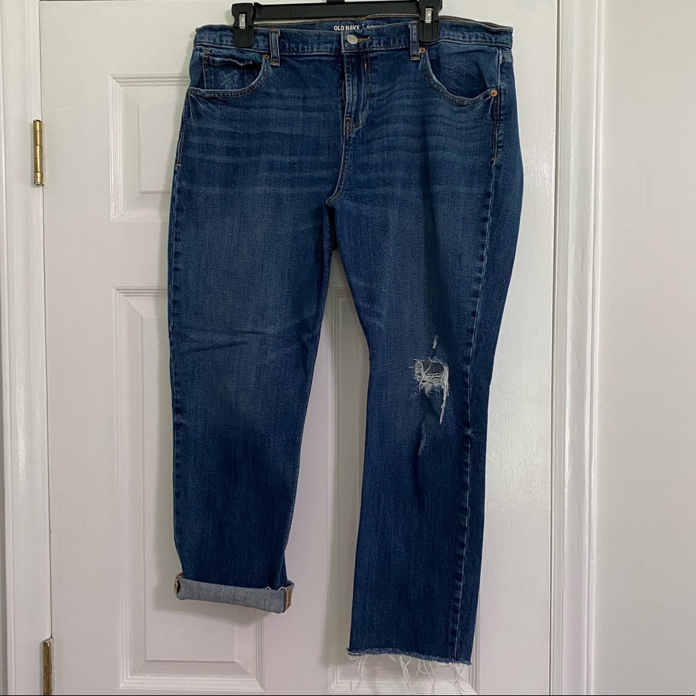 Old Navy Boyfriend Straight Corp Jeans